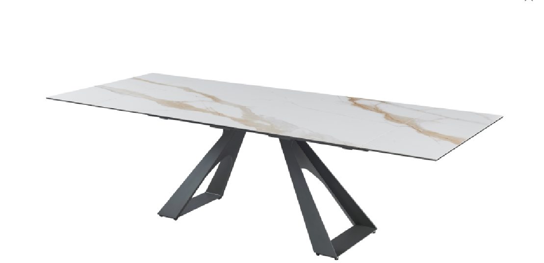 Guama extendable dining table - Euro Living Furniture