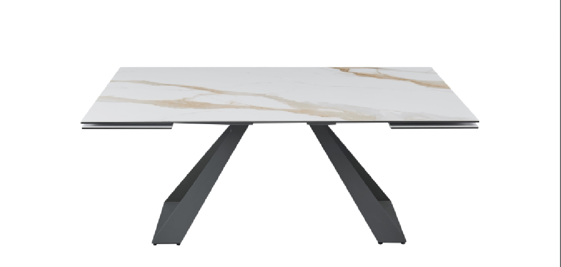 Guama extendable dining table - Euro Living Furniture