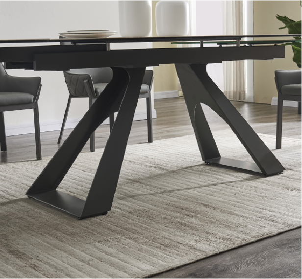 Guama extendable dining table - Euro Living Furniture
