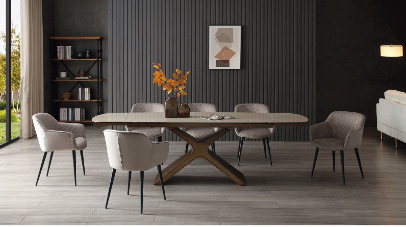 Sandy Extendable Table - Euro Living Furniture