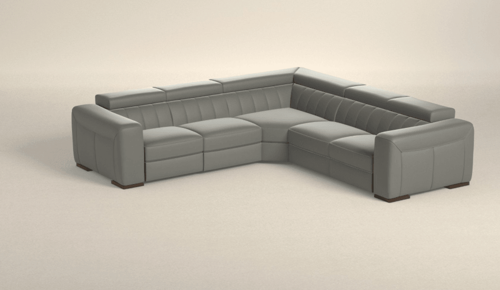 Forza Leather Sectional - Euro Living Furniture