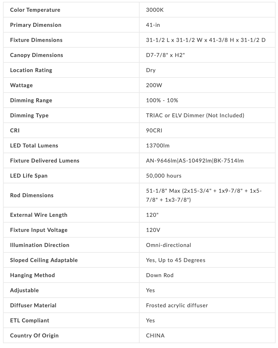 Harmony 2.0 Pendant - Euro Living Furniture