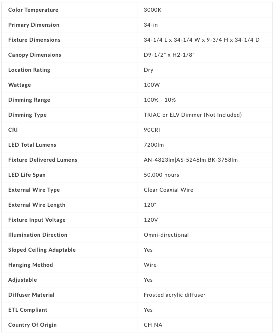 Harmony Pendant - Euro Living Furniture