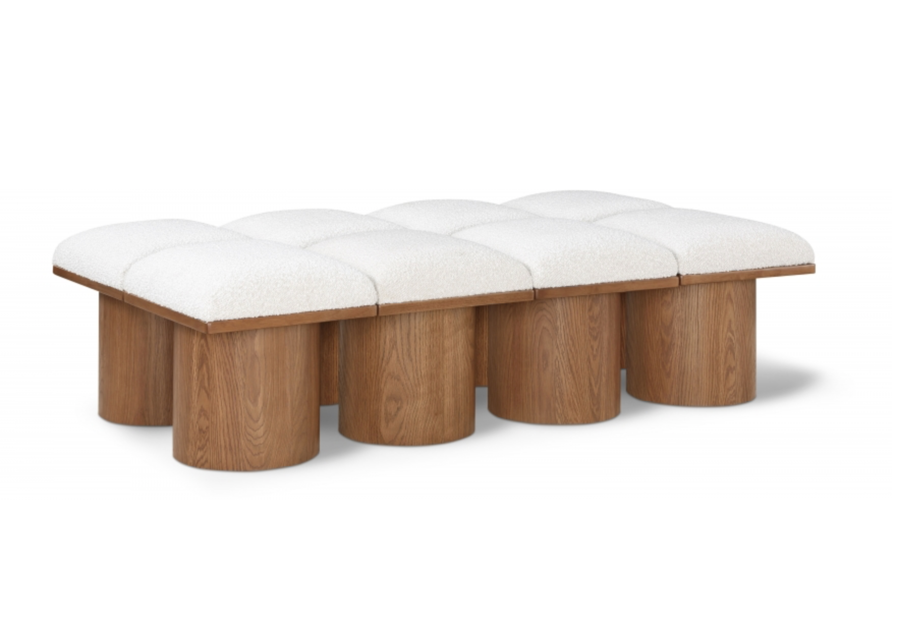 LION 8PC BENCH | BOUCLE - Euro Living Furniture