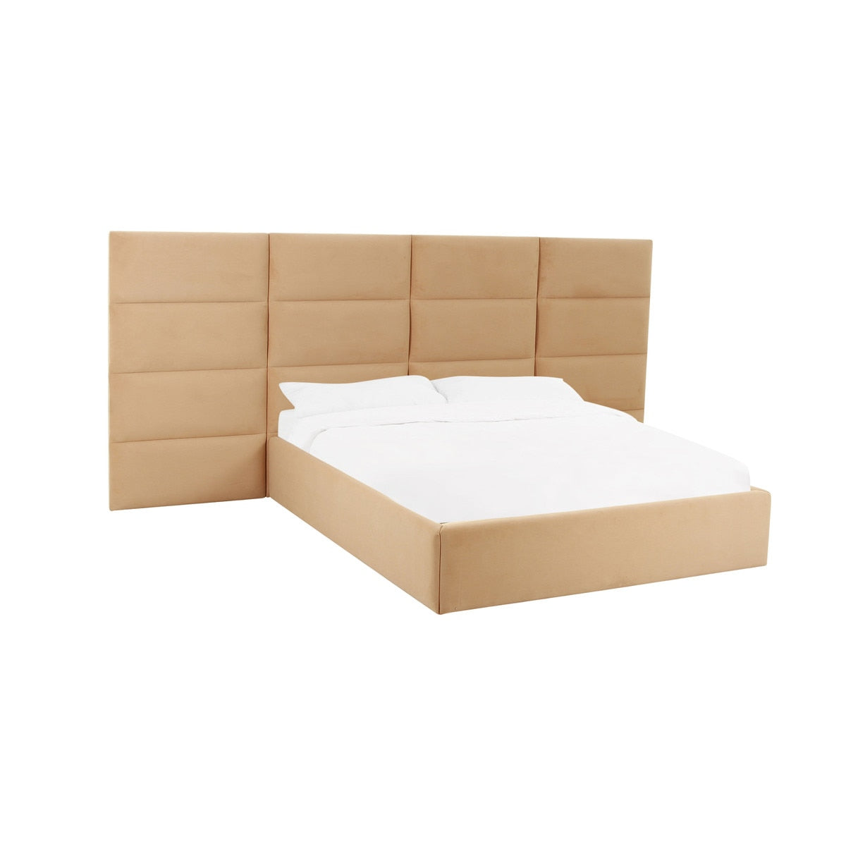 Eliana Bed with Wings - Euro Living Furniture