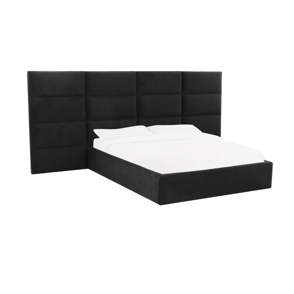 Eliana Bed with Wings - Euro Living Furniture