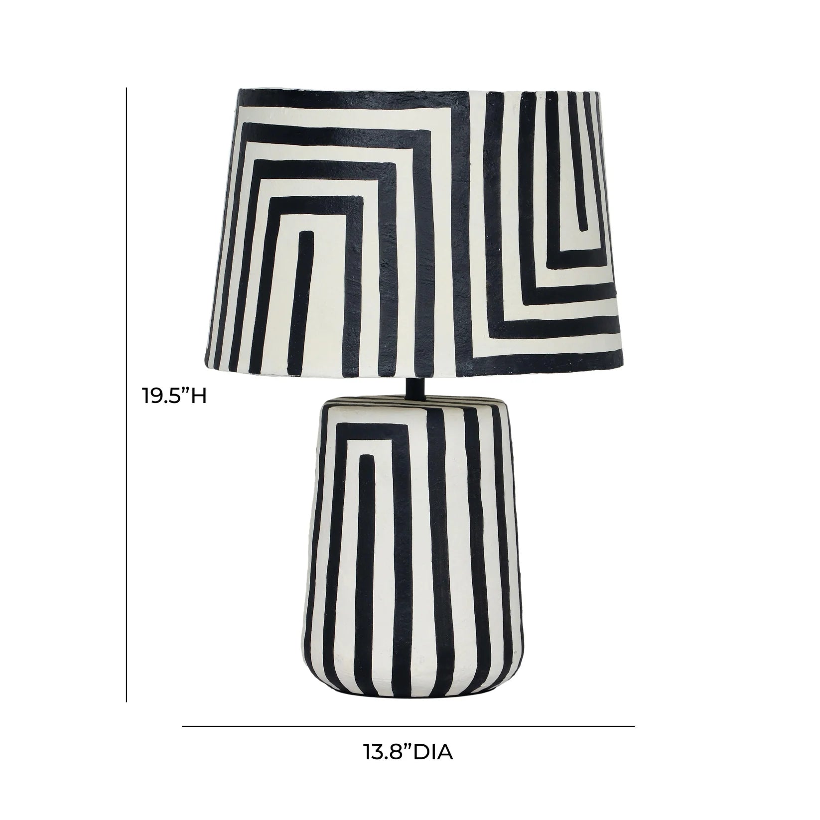 Miami Table Lamp - Euro Living Furniture