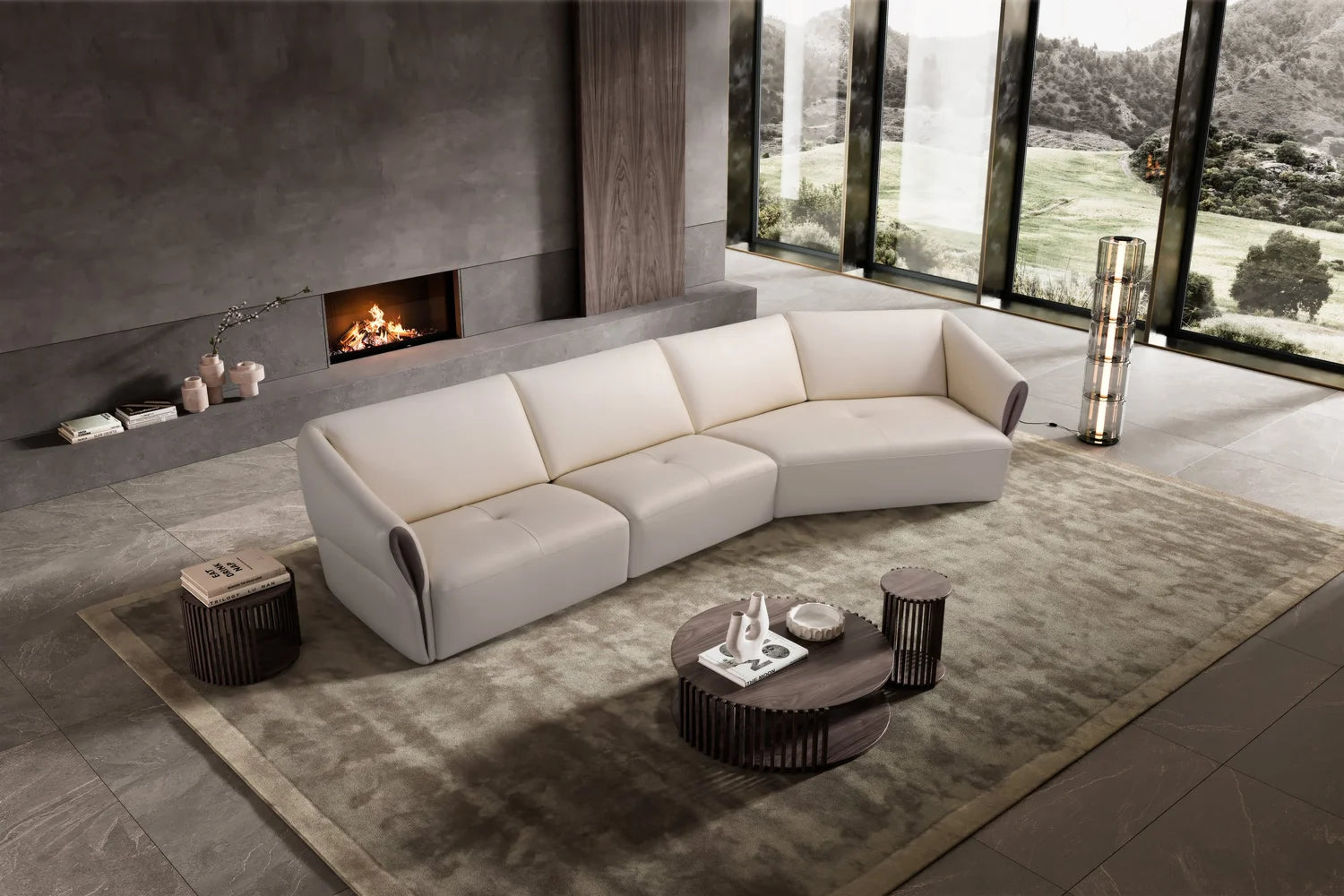 Tatiana Leather Sectional