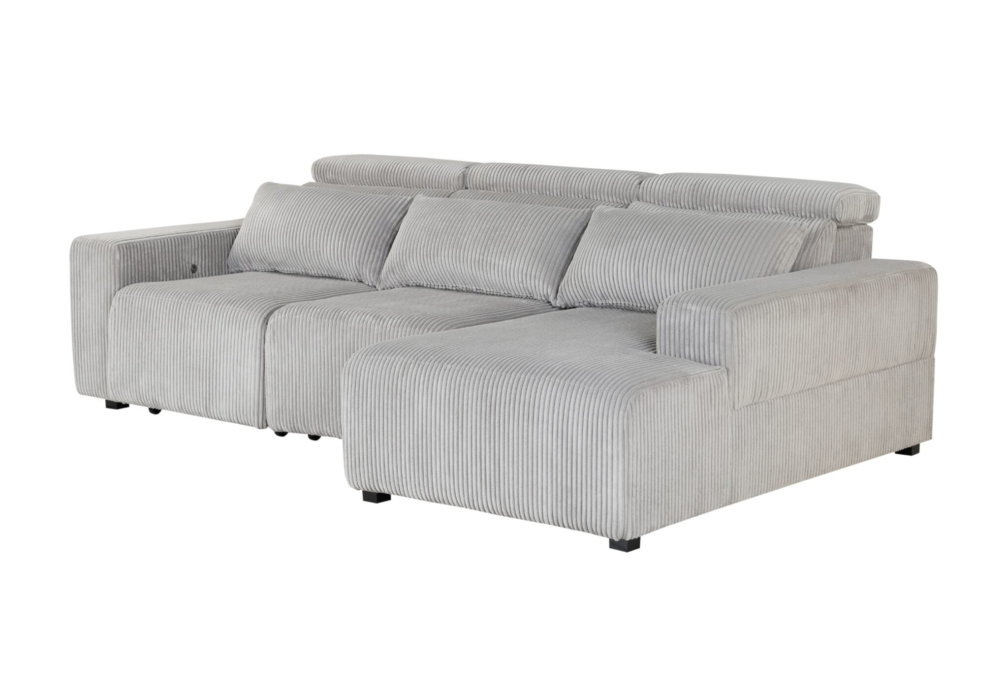 Merida Fabric Power Sectional - Euro Living Furniture