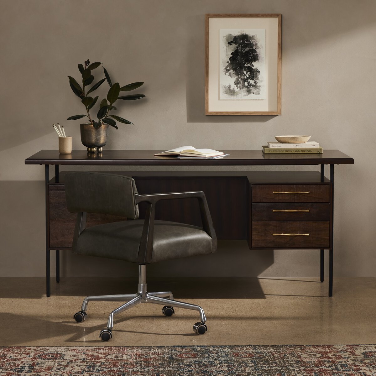 Daniel Office Desk - Euro Living Furniture