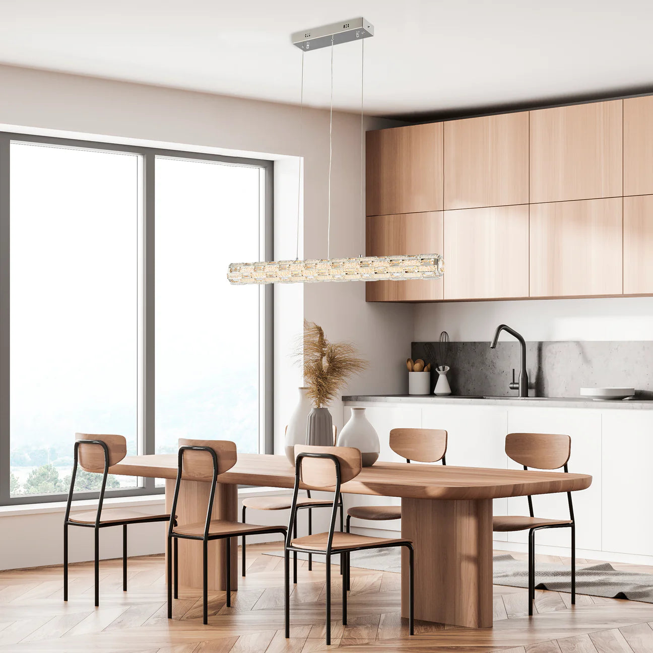 Rustic Crystal Chandelier