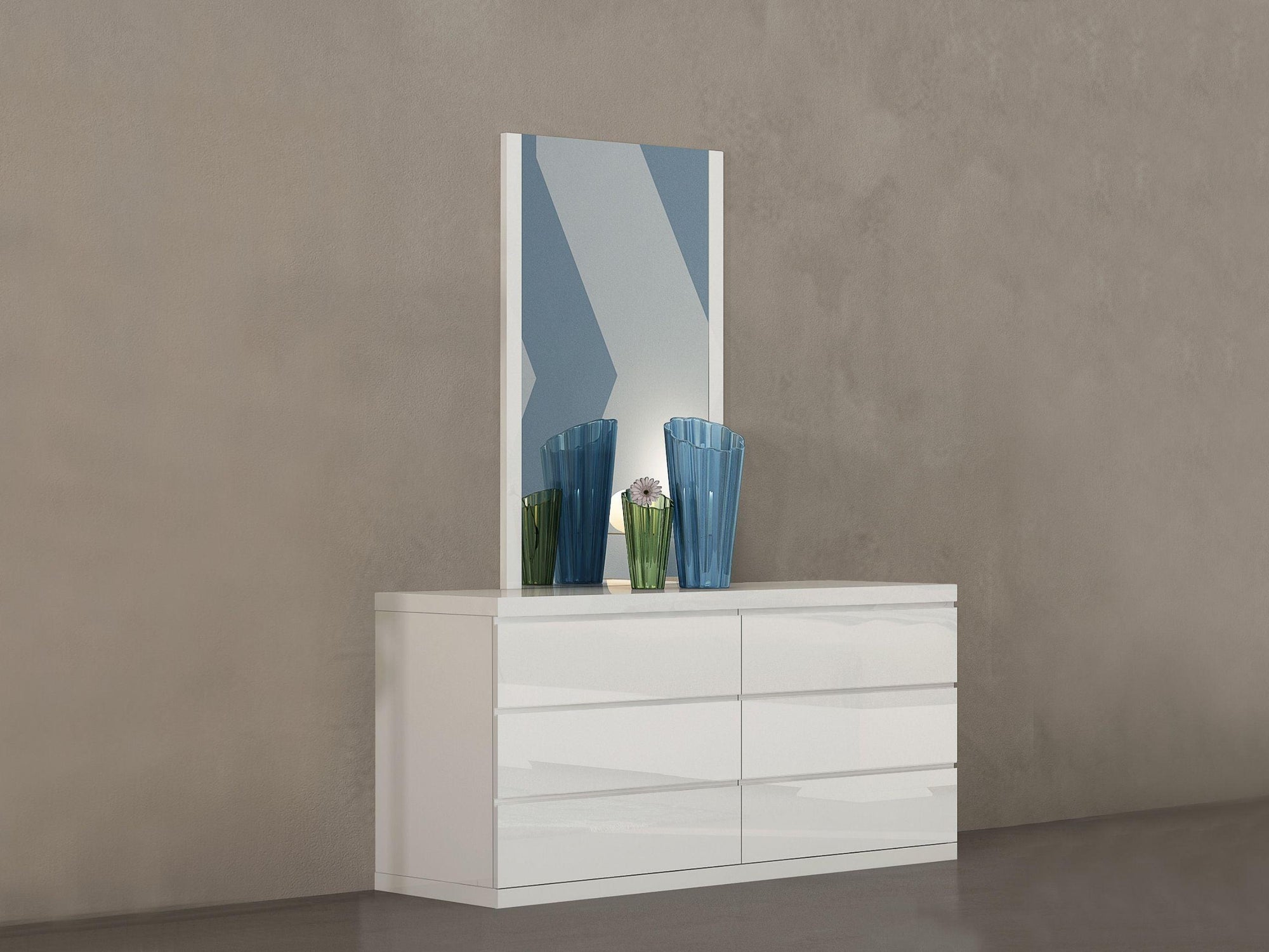 Anna Double Dresser Grey Clearance - Euro Living Furniture