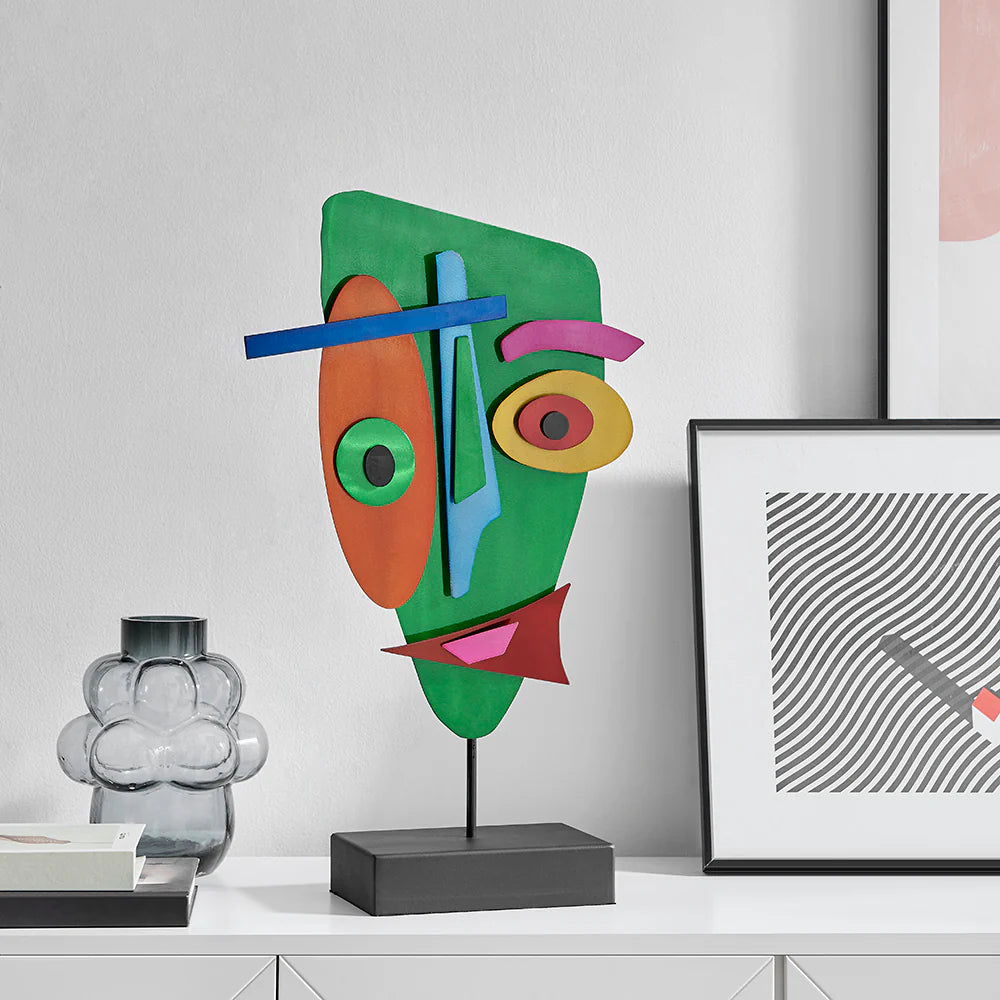 DEB & JACK MASK SCULPTURE - Euro Living Furniture