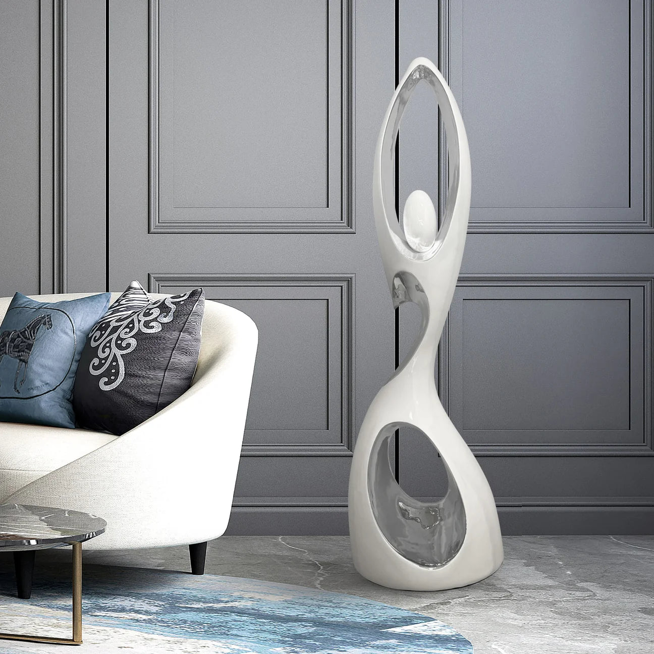 Swing  Floor Sculpture - Euro Living Furniture