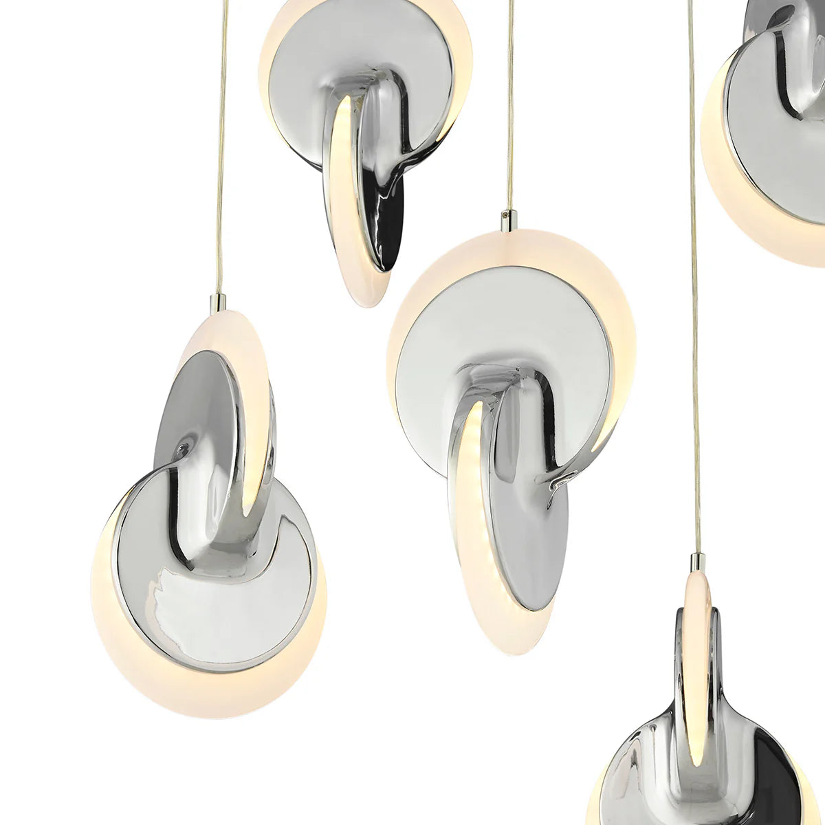 WHEEL 5-LIGHT CHANDELIER - Euro Living Furniture