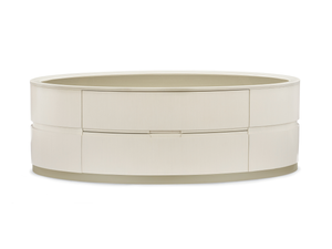 Maxwell Cocktail Table: Glass Top - Euro Living Furniture