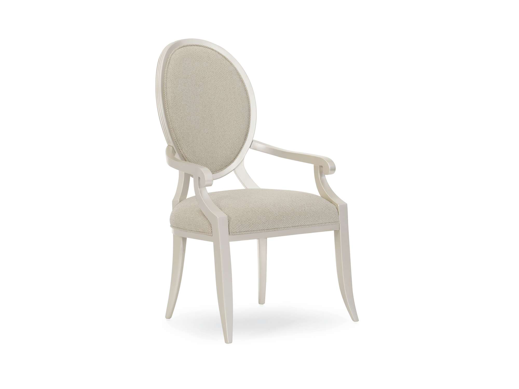 Wilt Arm Chair In Silver - Euro Living Furniture