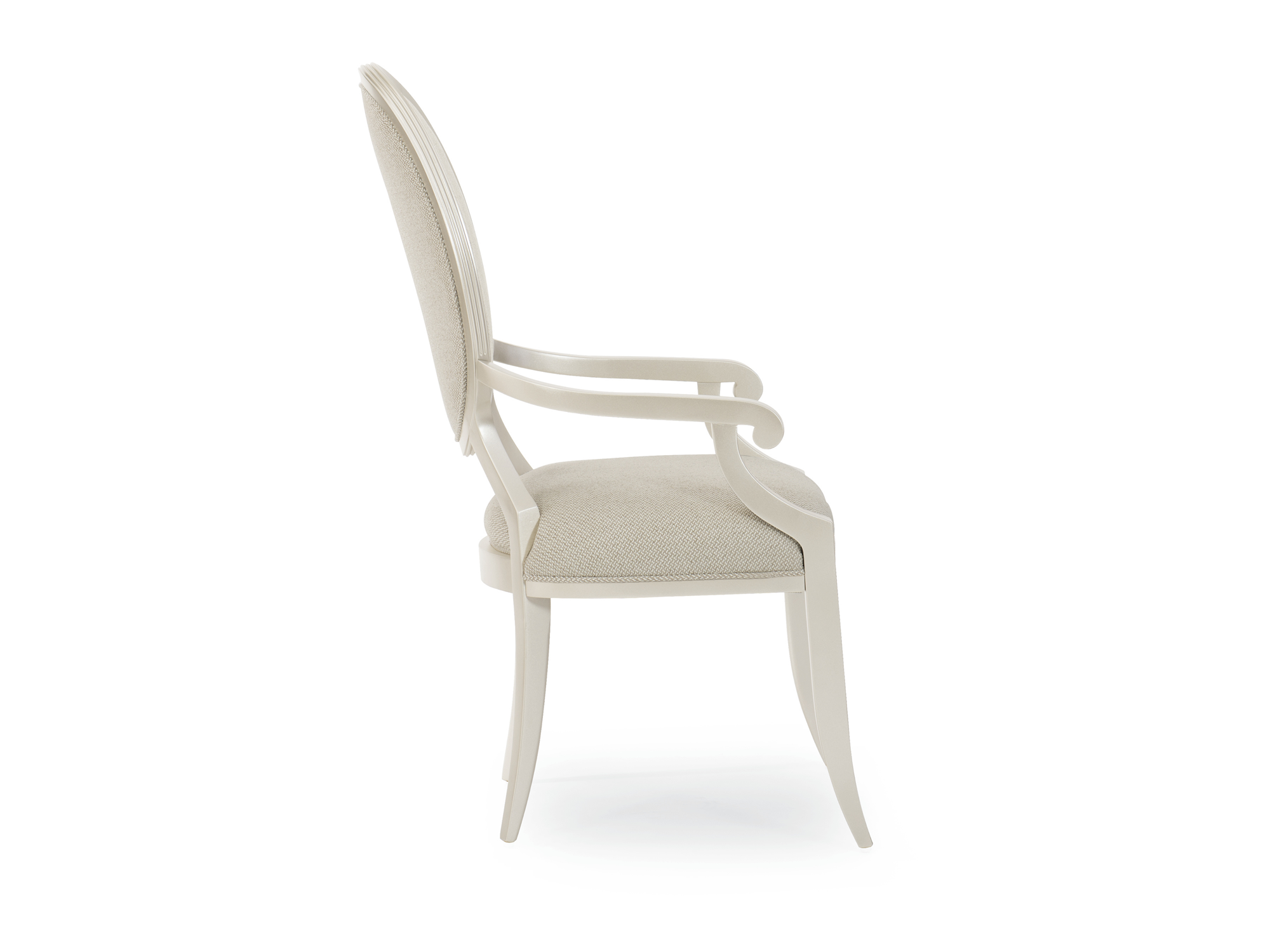 Wilt Arm Chair In Silver - Euro Living Furniture