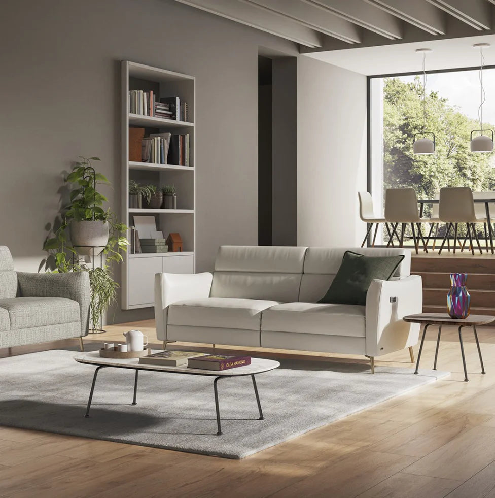 Seattle 2 Recliners Leather Sofa - Euro Living Furniture