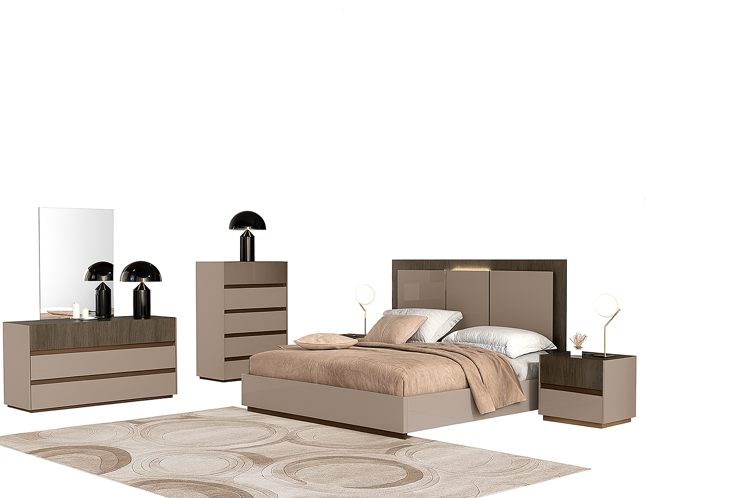 Selma Bedroom Collection - Euro Living Furniture