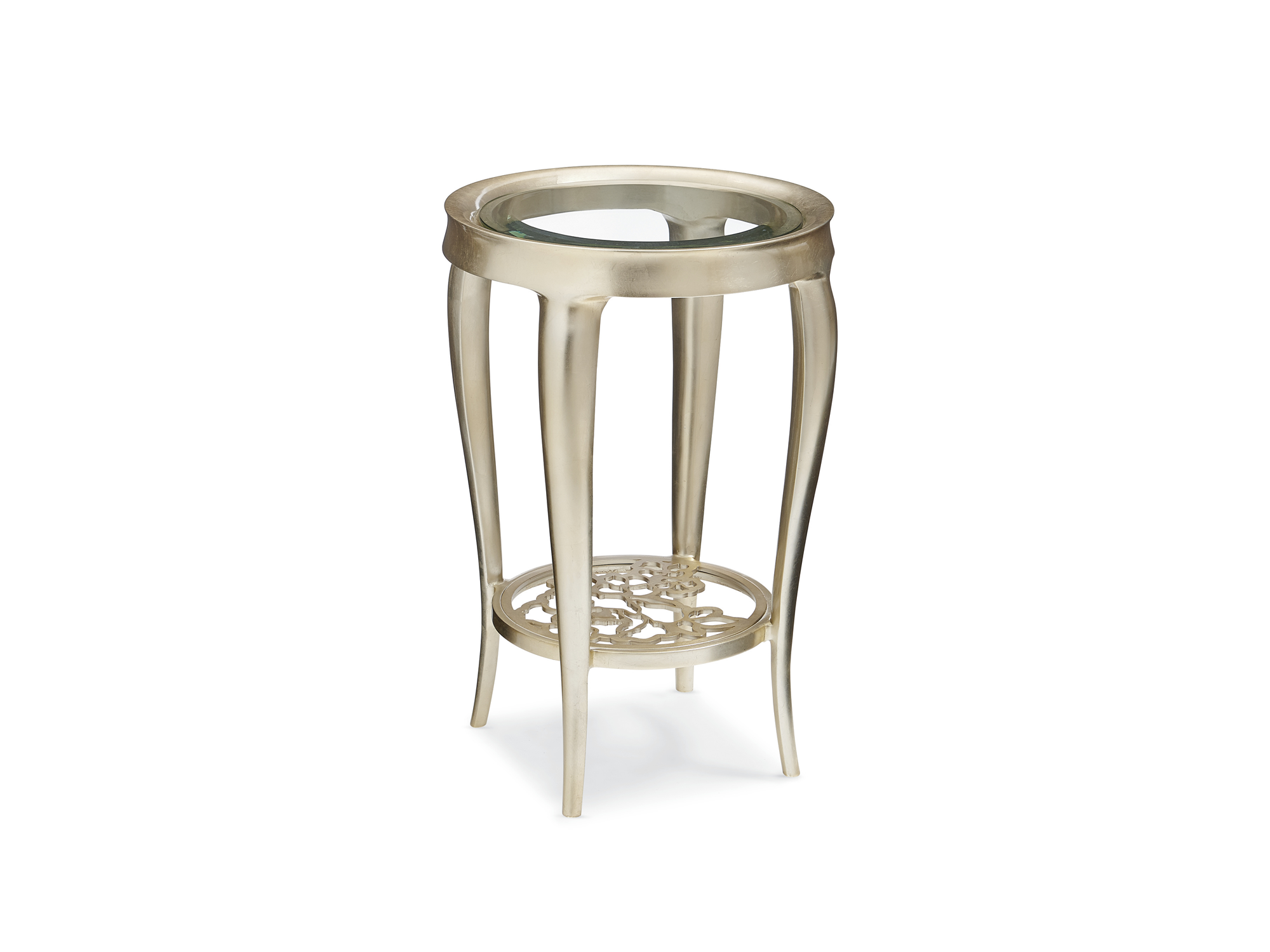 Babs Just for you Side Table in Silver Leaf - Euro Living Furniture