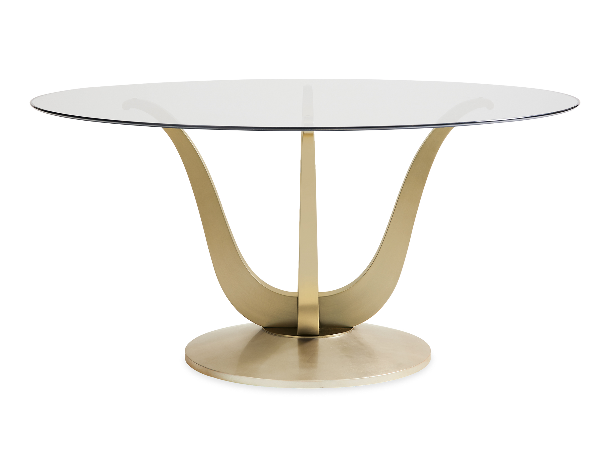 Babs Rounding up Round Table in Golden - Euro Living Furniture