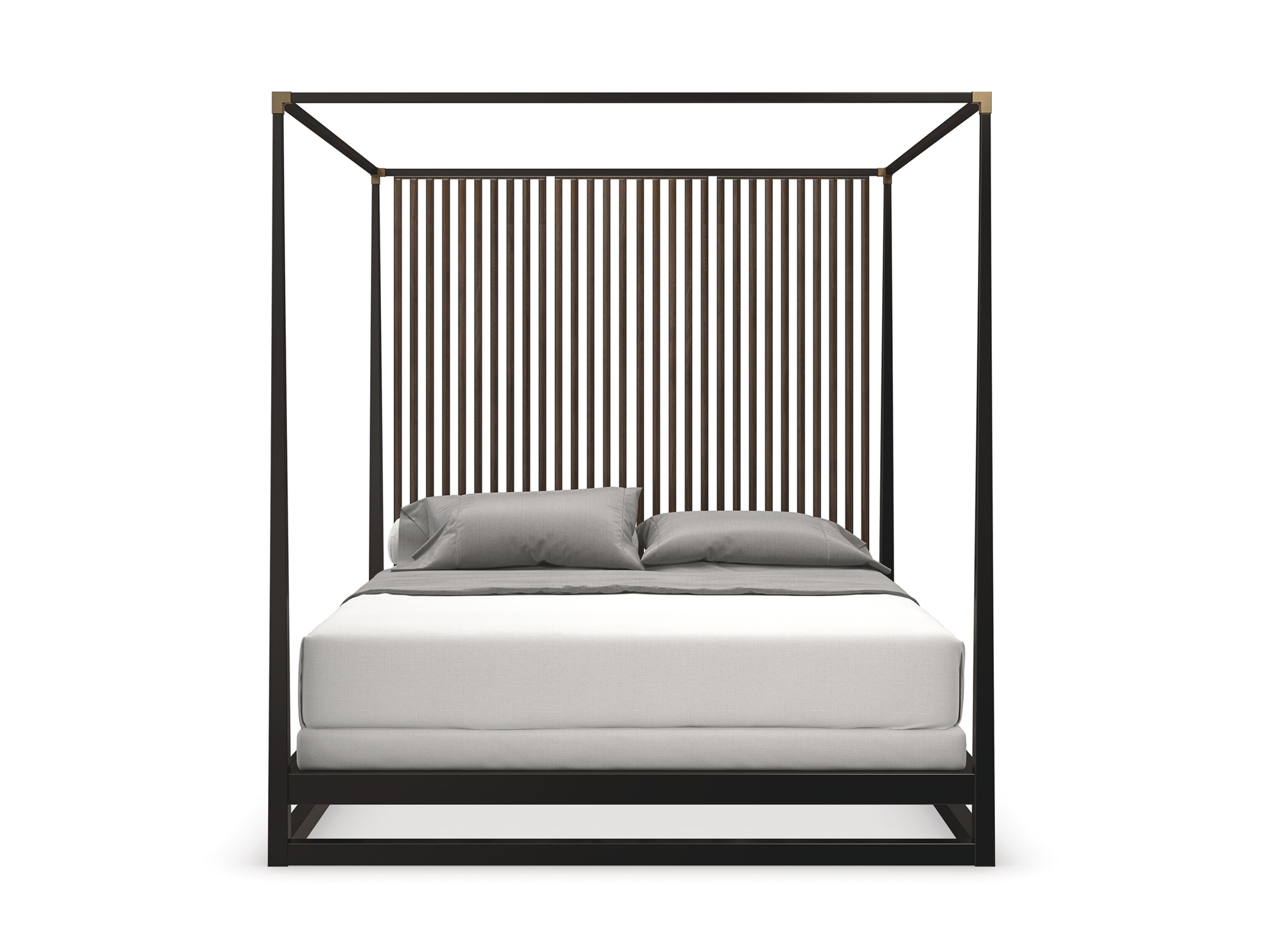 Babs Pinstripe Bed - Euro Living Furniture