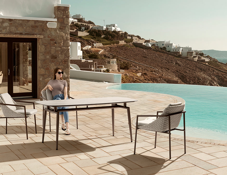 Joy Outdoor Dining Table - Euro Living Furniture