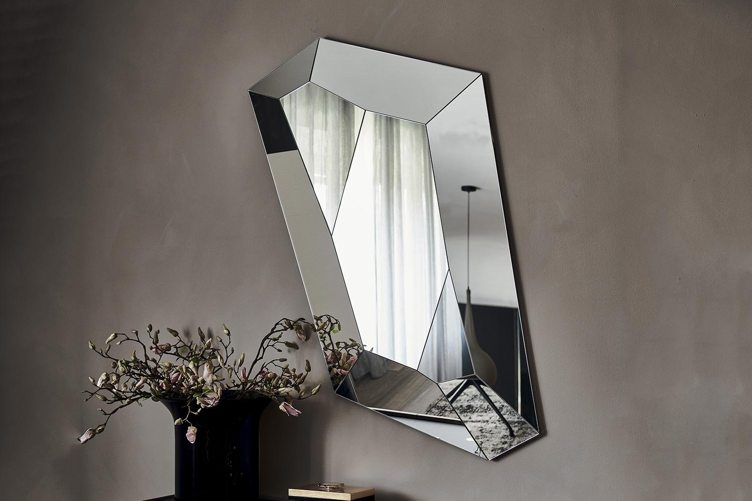 DIAMOND WALL MIRROR - Euro Living Furniture