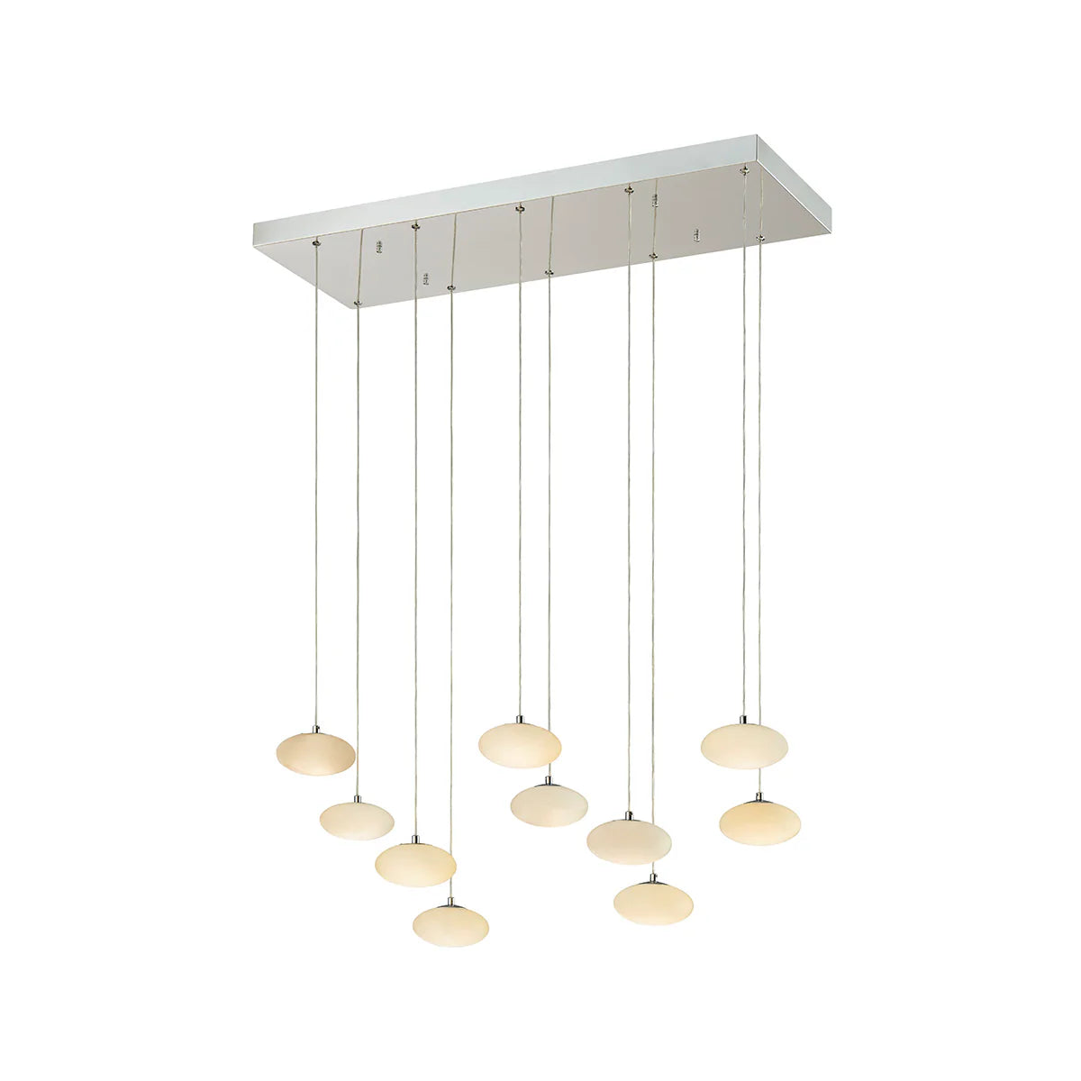 Carol Spanish Alabaster Rectangular Chandelier