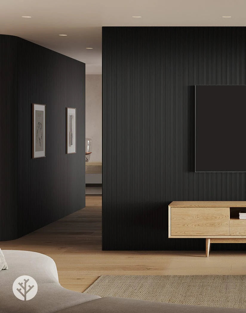 Black Ebony WPC Panel - Euro Living Furniture