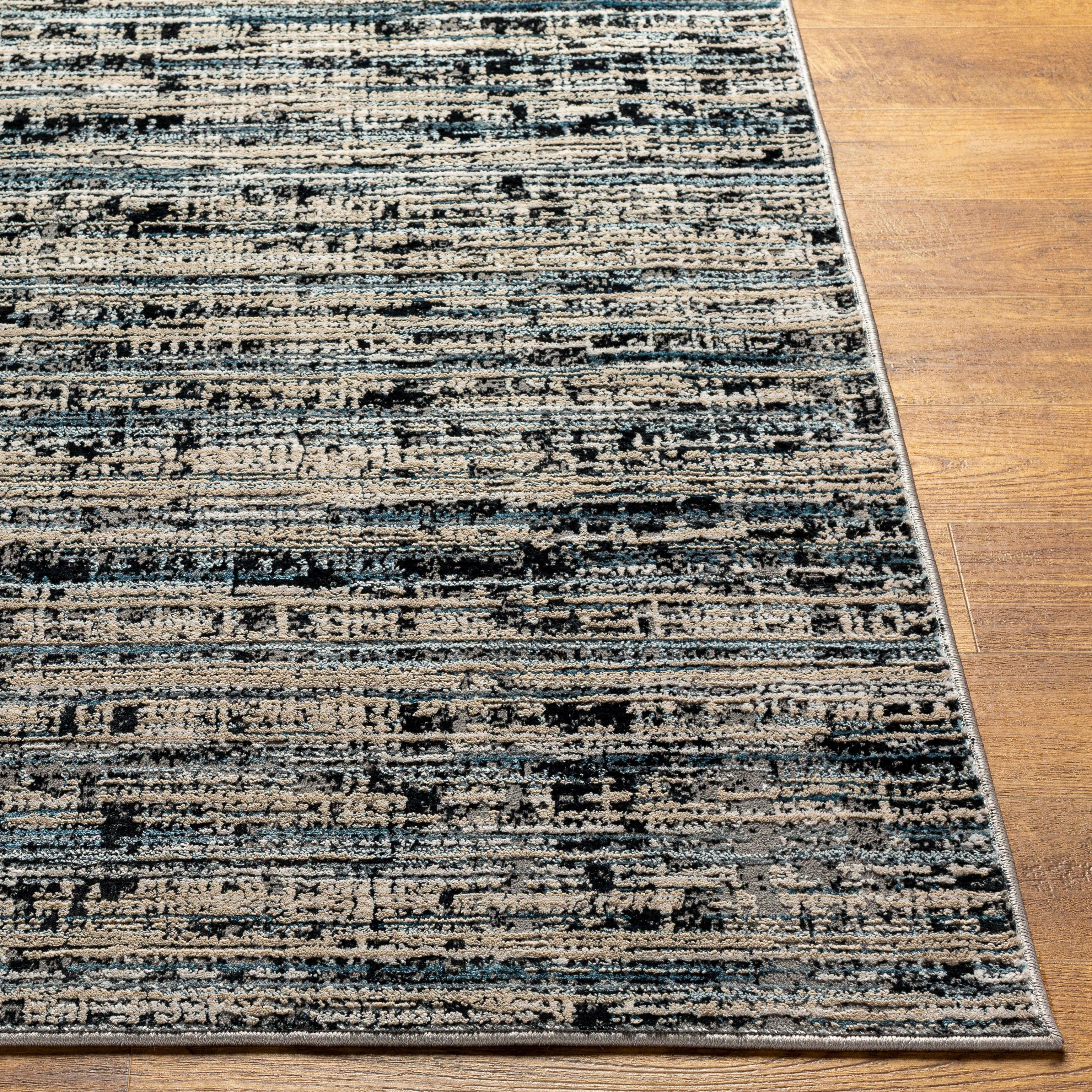 Purst Rug 8'10 x 12 Blue & Grey - Euro Living Furniture
