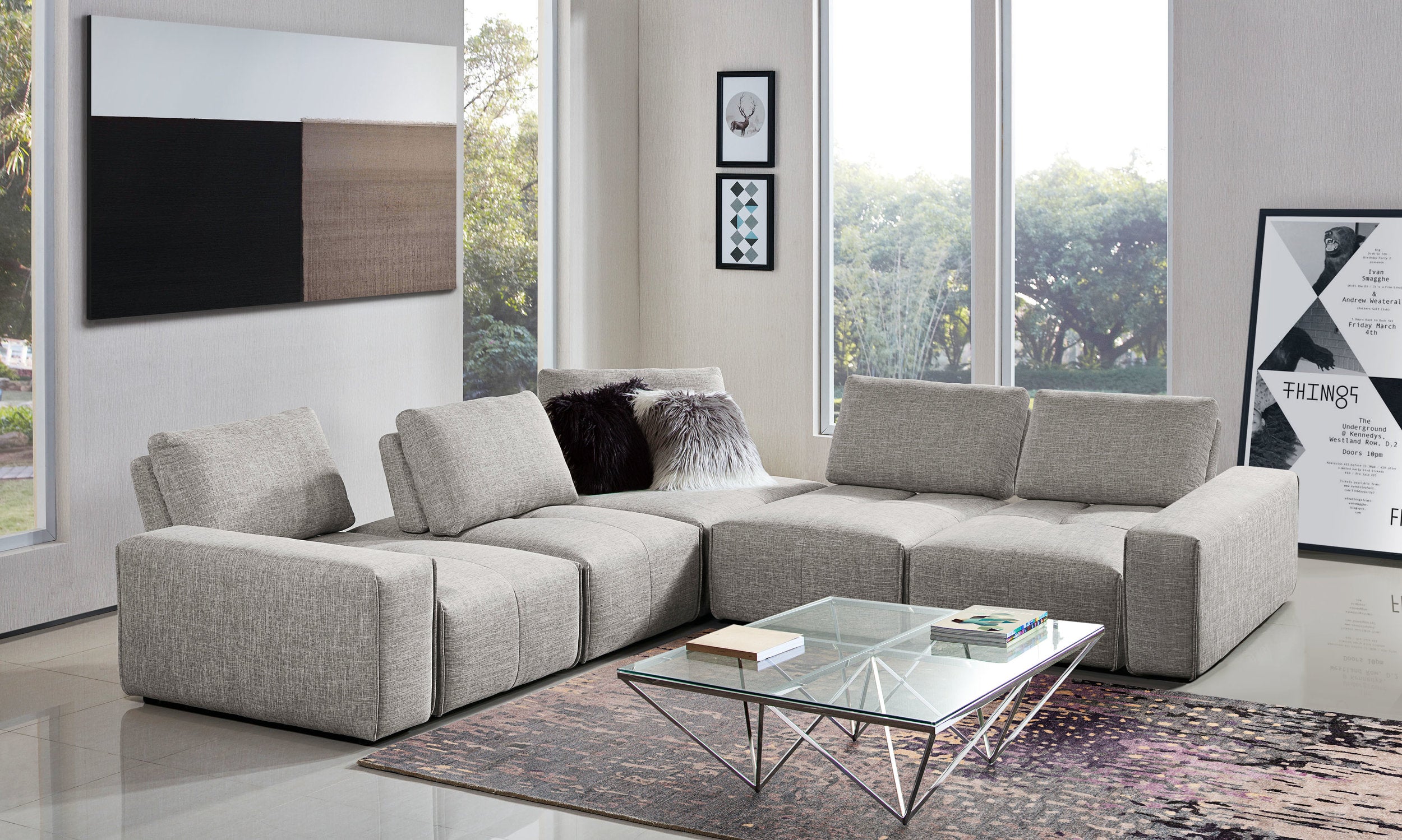 Maya Fabric Modular Sectional