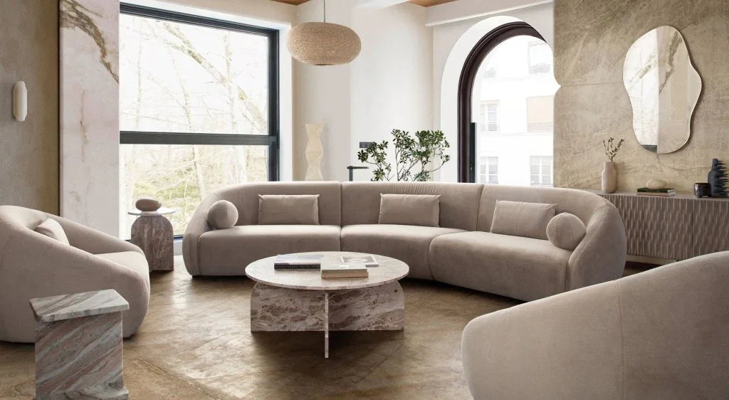 Lena Fabric Sofa - Euro Living Furniture