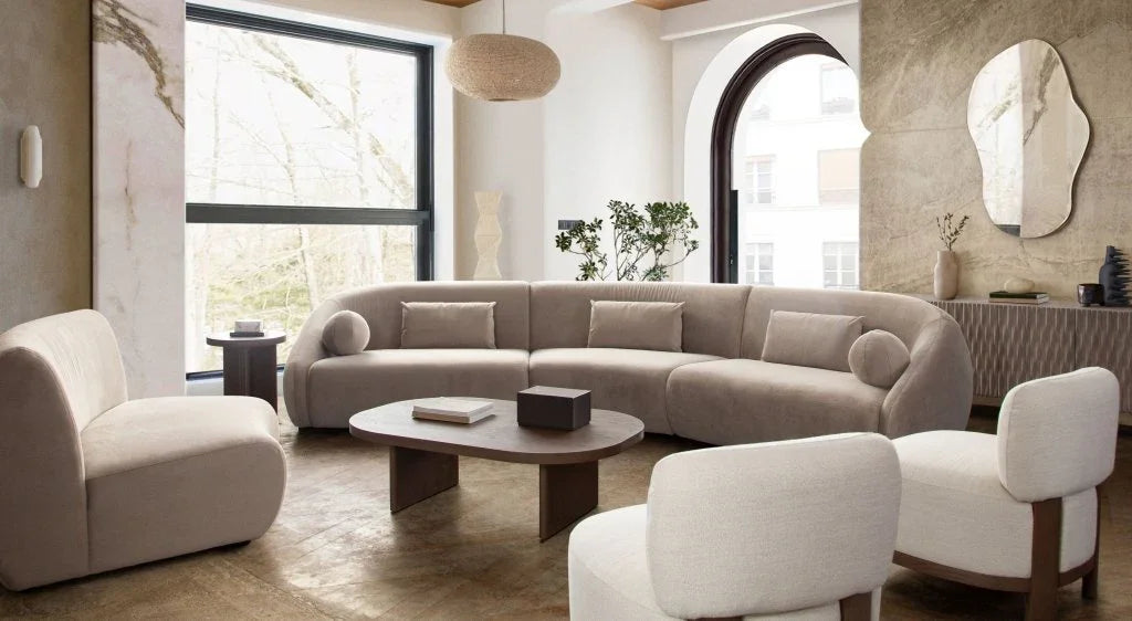 Lena Fabric Sofa - Euro Living Furniture