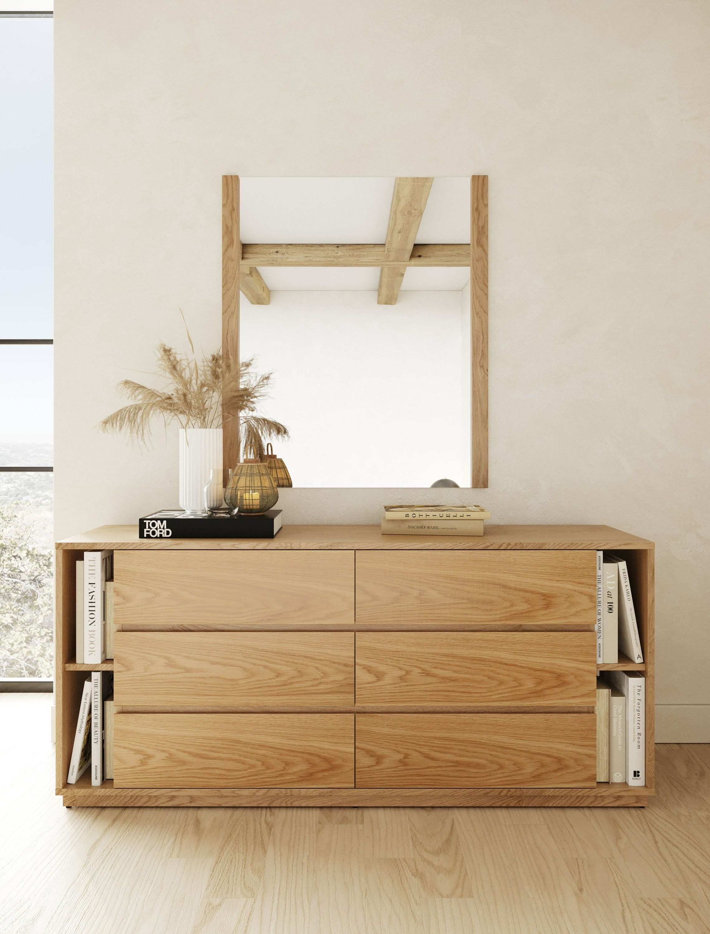 Jacob Walnut Dresser - Euro Living Furniture