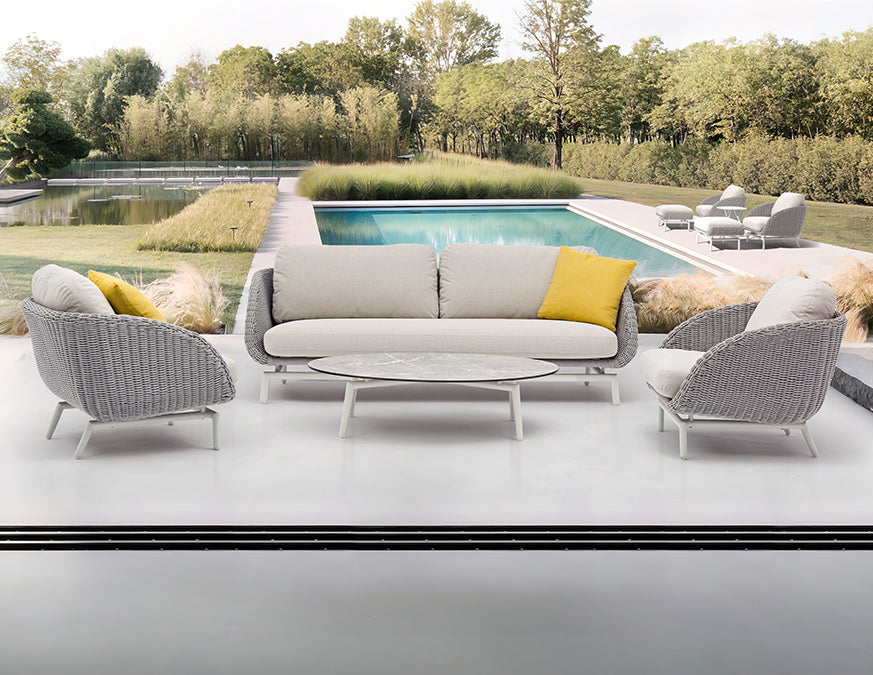 Mindi Outdoor Accent Chair - Euro Living Furniture