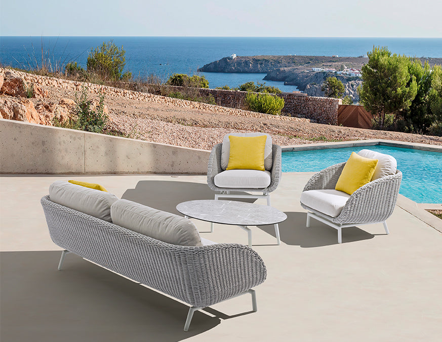 Mindi Outdoor Accent Chair - Euro Living Furniture