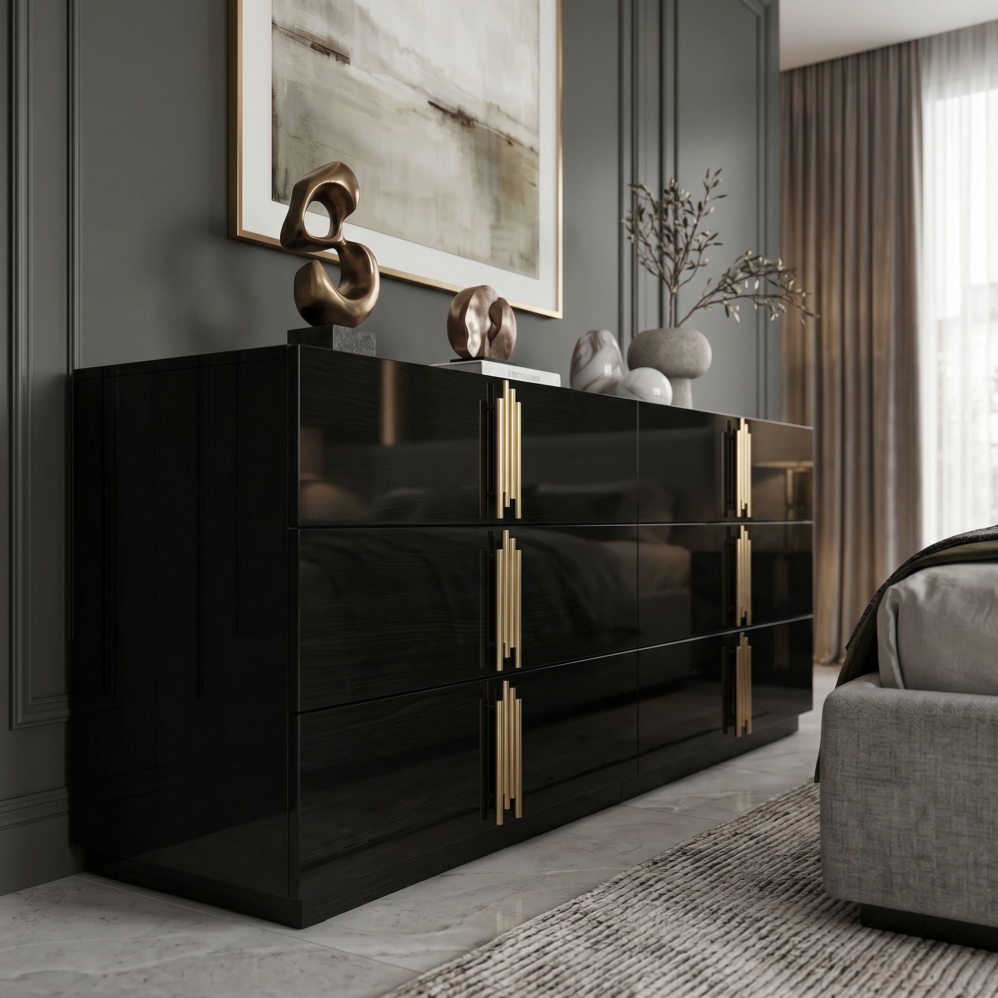Electra Black Dresser
