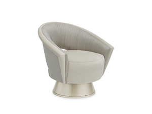 Desmond A Com-Pleat Turn Around Chair in Soft Silver - Euro Living Furniture