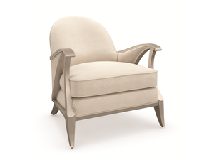 Desmond Curtsy Chair in Pearl - Euro Living Furniture