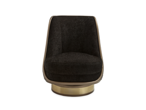 Desmond Go For a Spin Chair in Harvest Bronze - Euro Living Furniture