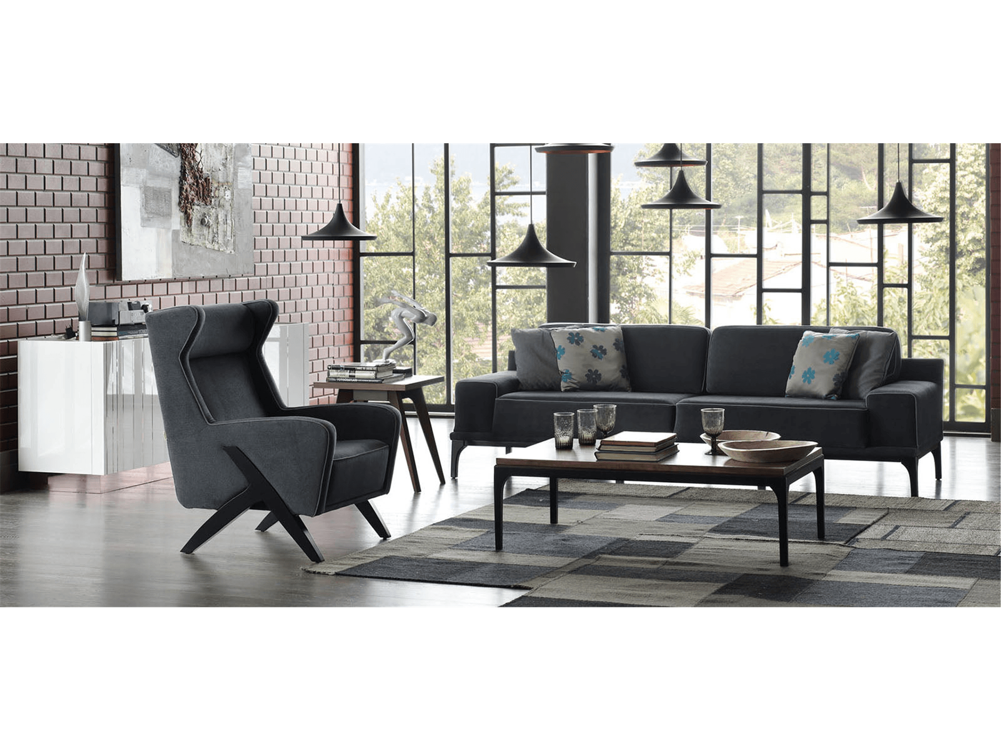 Krista Living Room Collection - Euro Living Furniture