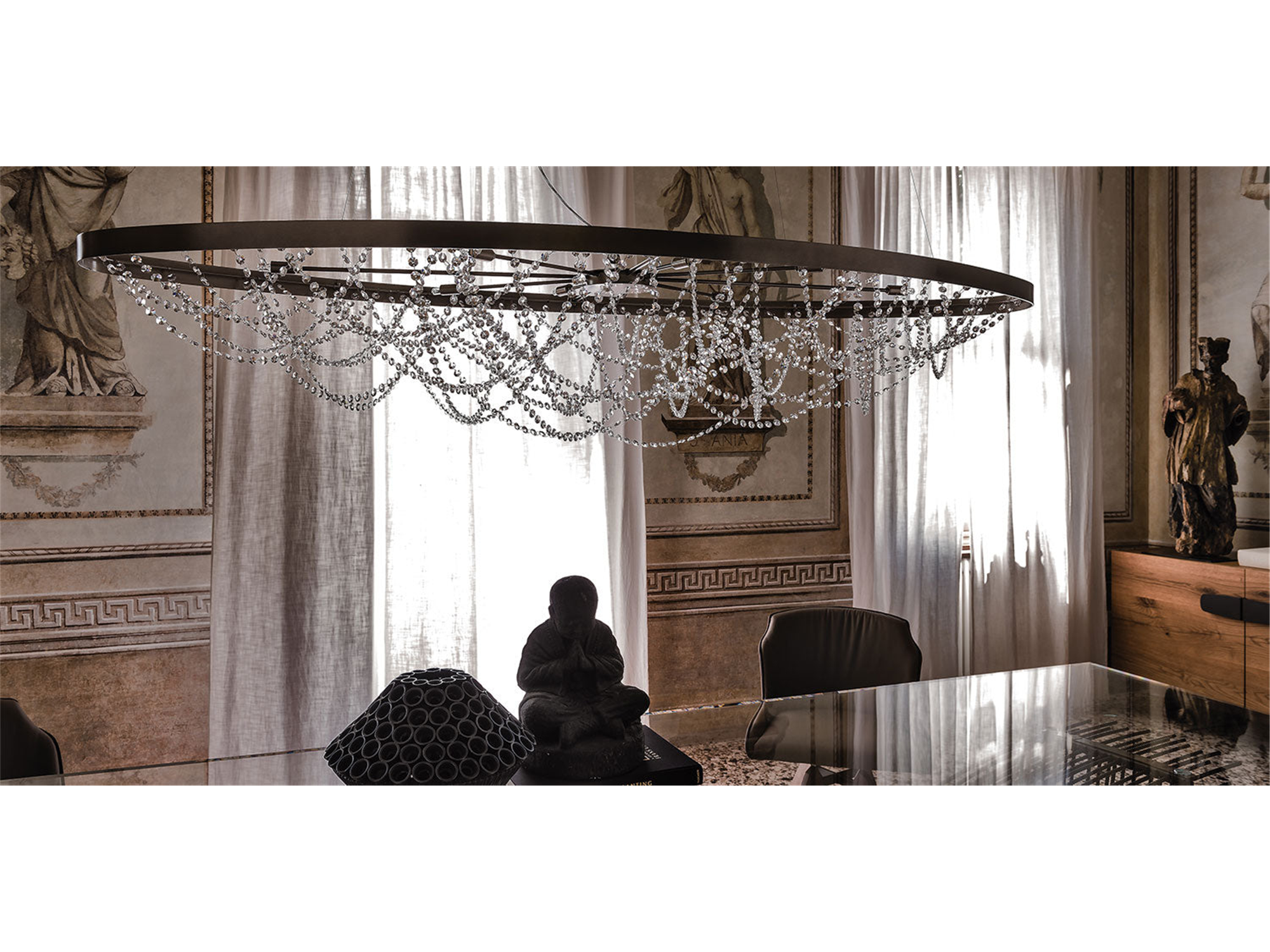 Cristal Chandelier - Euro Living Furniture