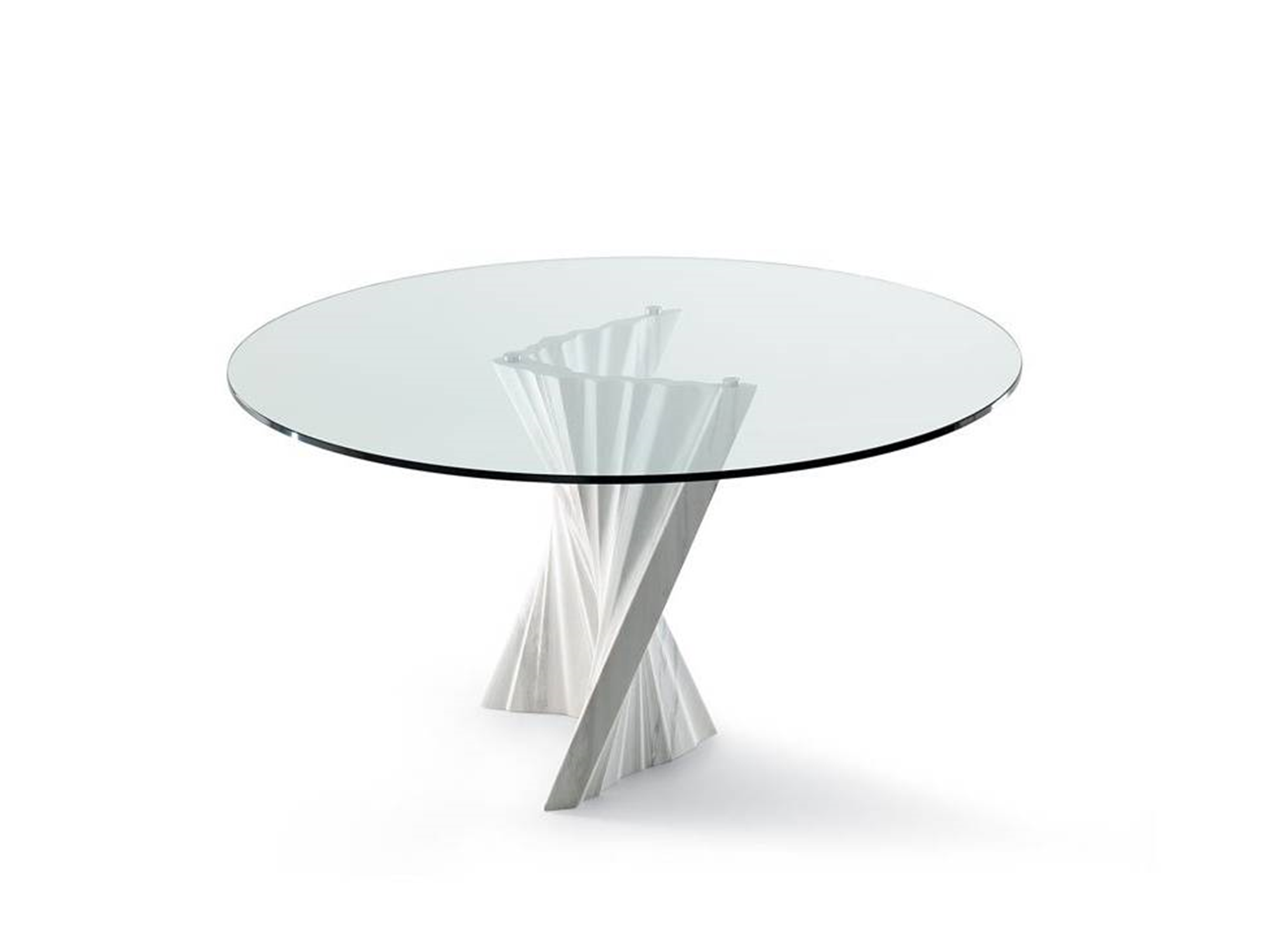 Plisset Dining Table - 118"W - Euro Living Furniture