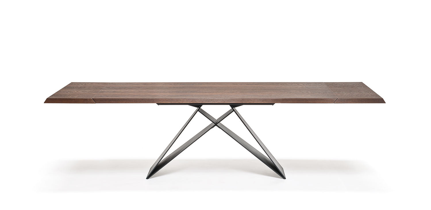 Premier Wood Drive Dining Table - 78"W - Euro Living Furniture