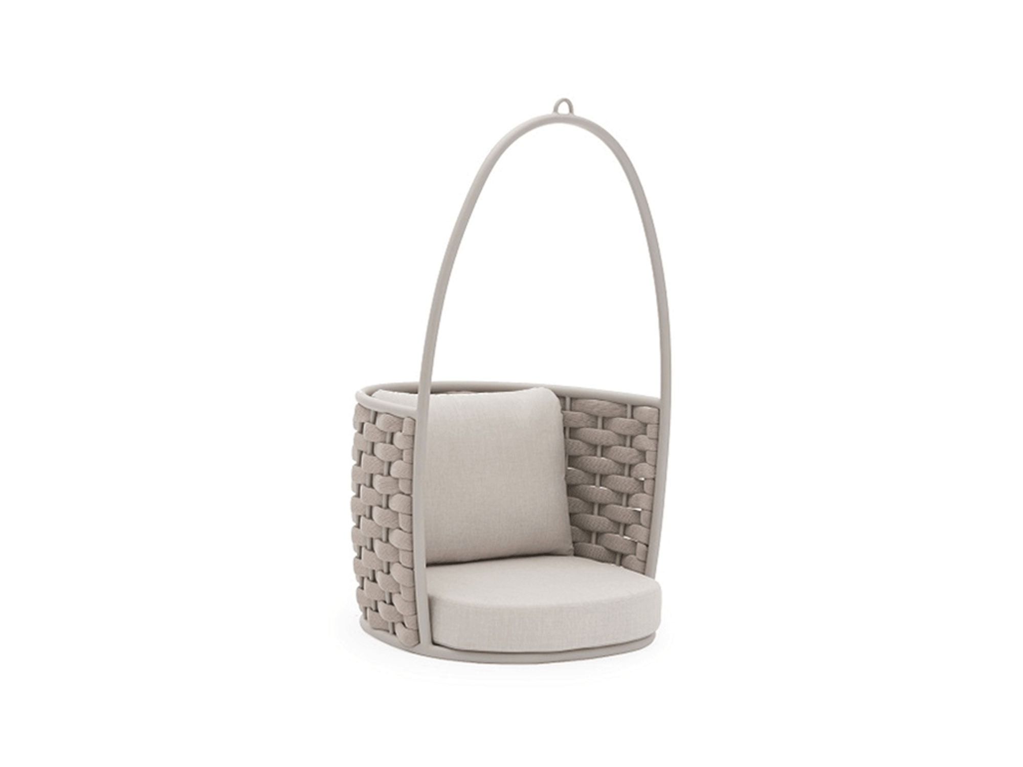 Nita Loop Hanging Chair in Griege - Euro Living Furniture