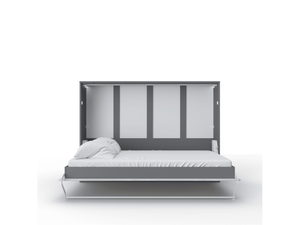 BETH Horizontal European FULL XL Wall Bed with LED - Euro Living Furniture