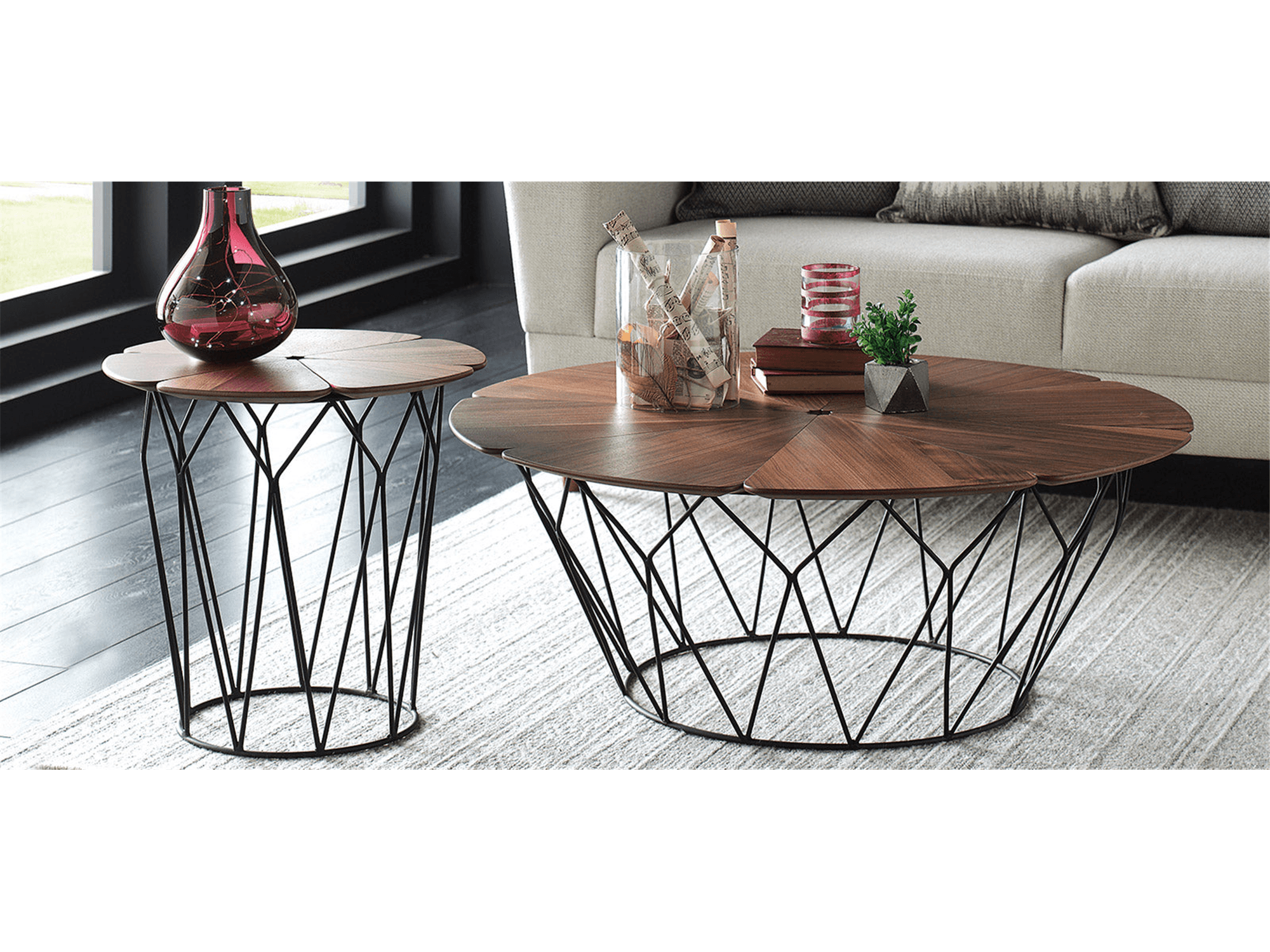 Valen Occasional Tables - Euro Living Furniture