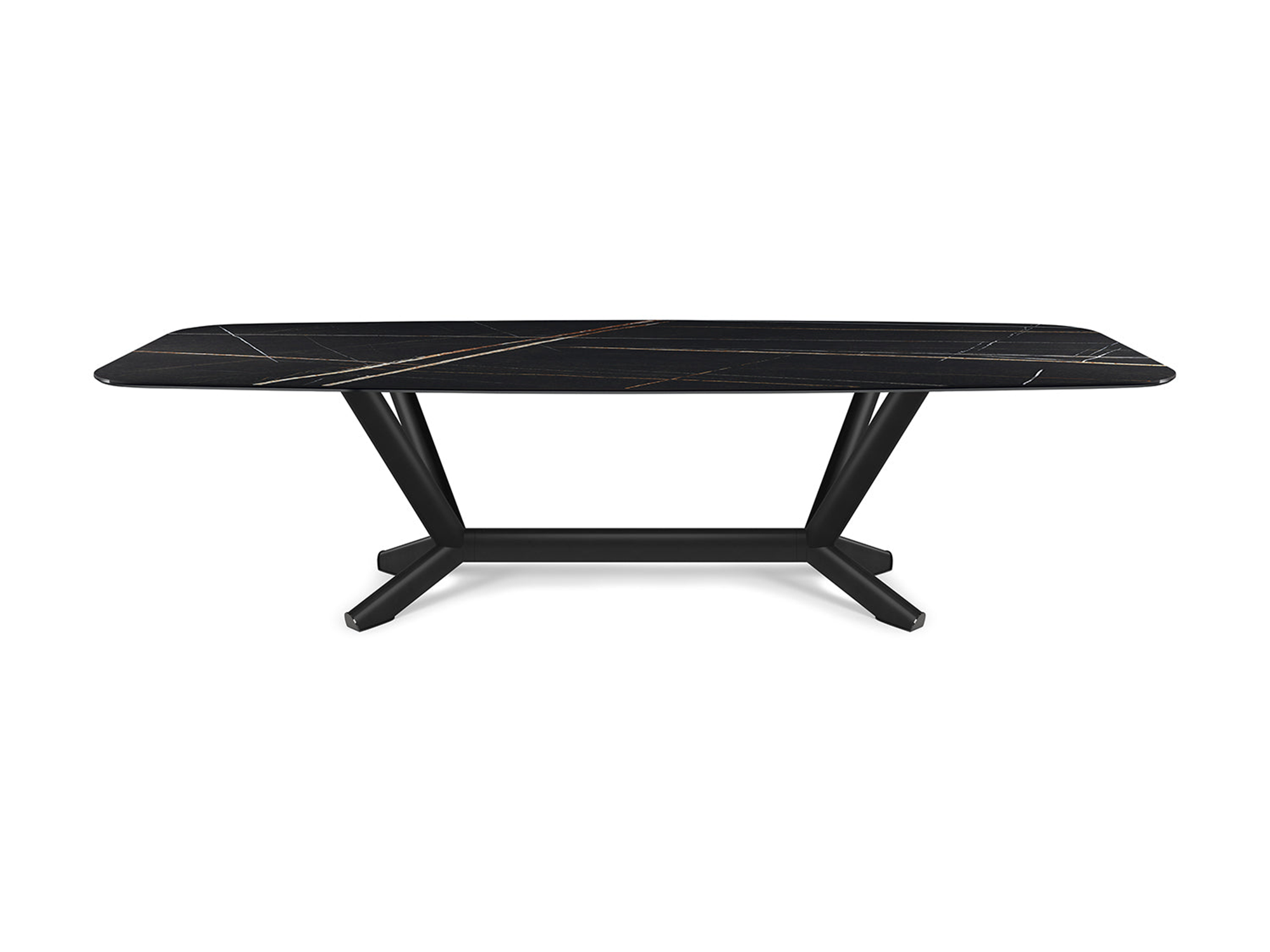 Planer Keramik Dining Table - 126"W - Euro Living Furniture